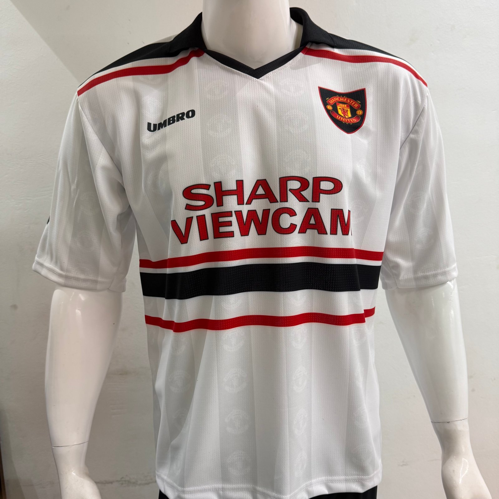 M UNITED 1997/98 FIVE SLEEVE JERSEY