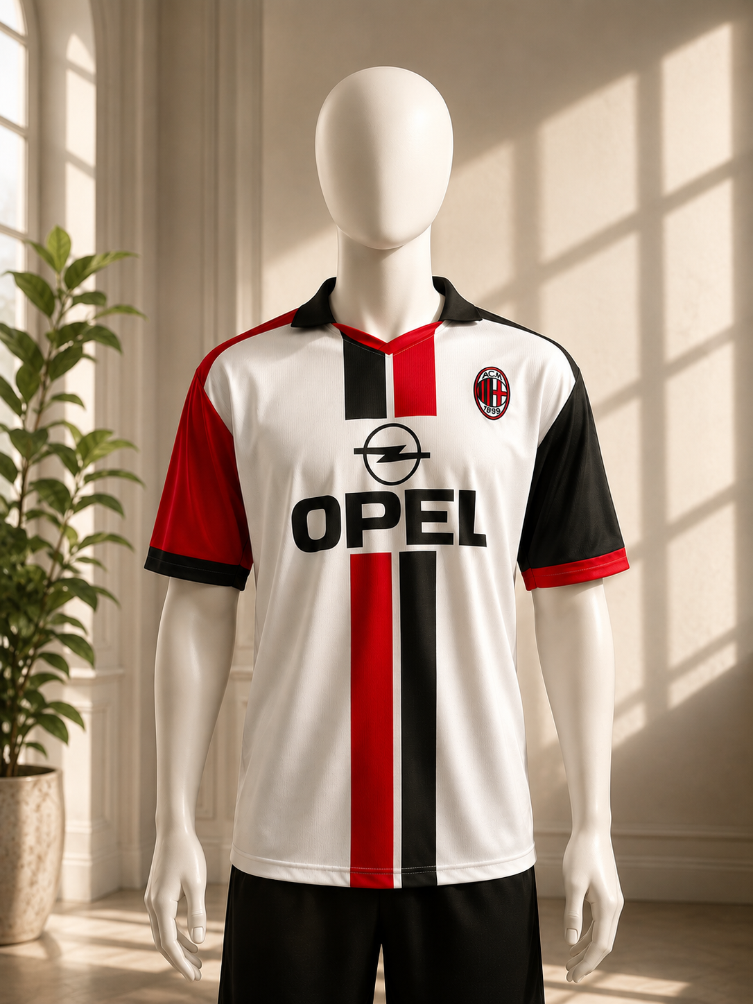 AC MILAN 1996/97 FIVE SLEEVE JERSEY
