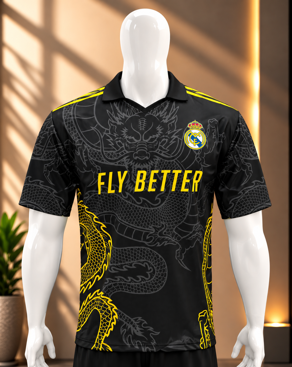 REAL MADRID DRAGON EDITION FIVE SLEEVE JERSEY