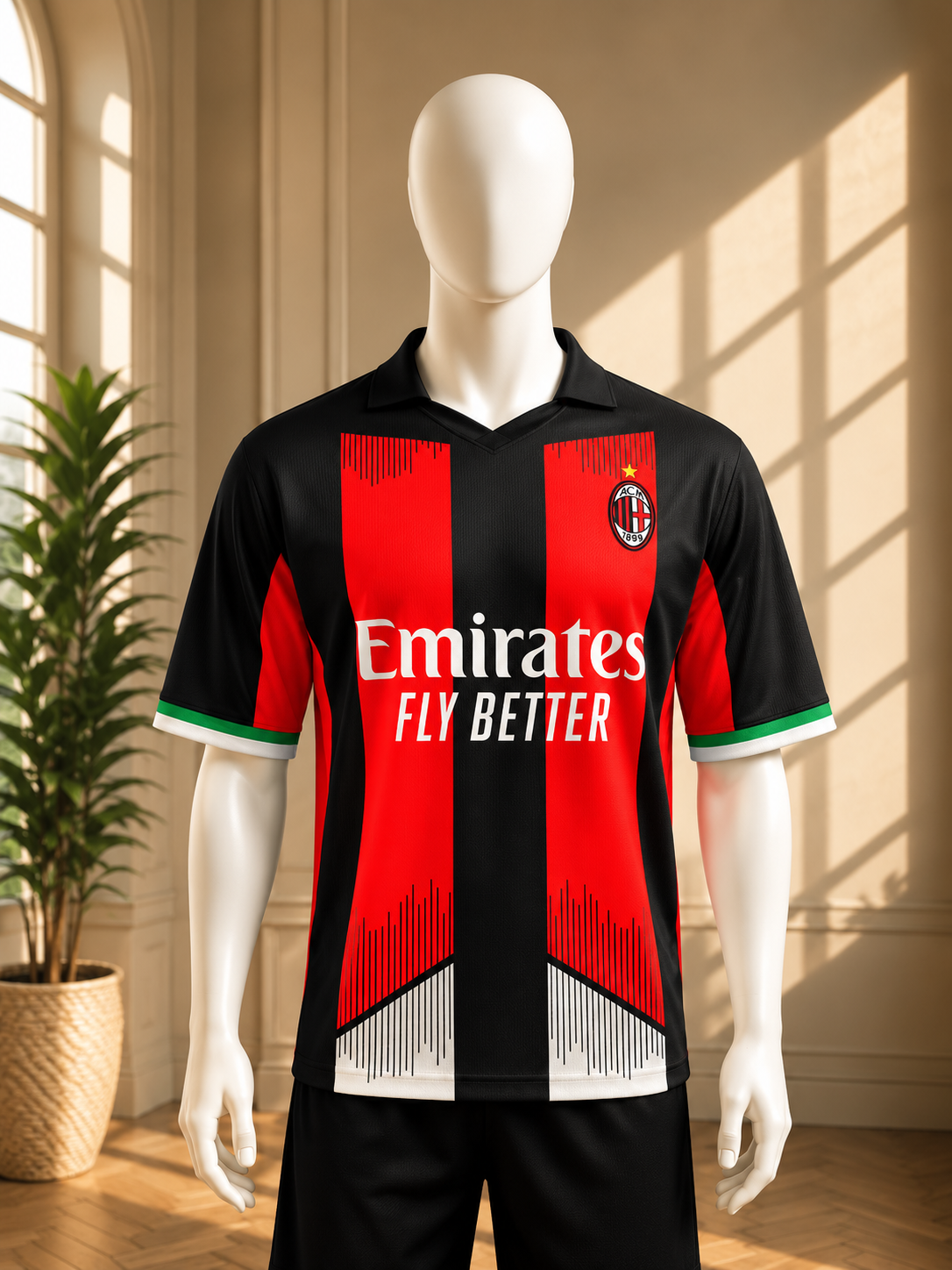AC MILAN FIVE SLEEVE JERSEY