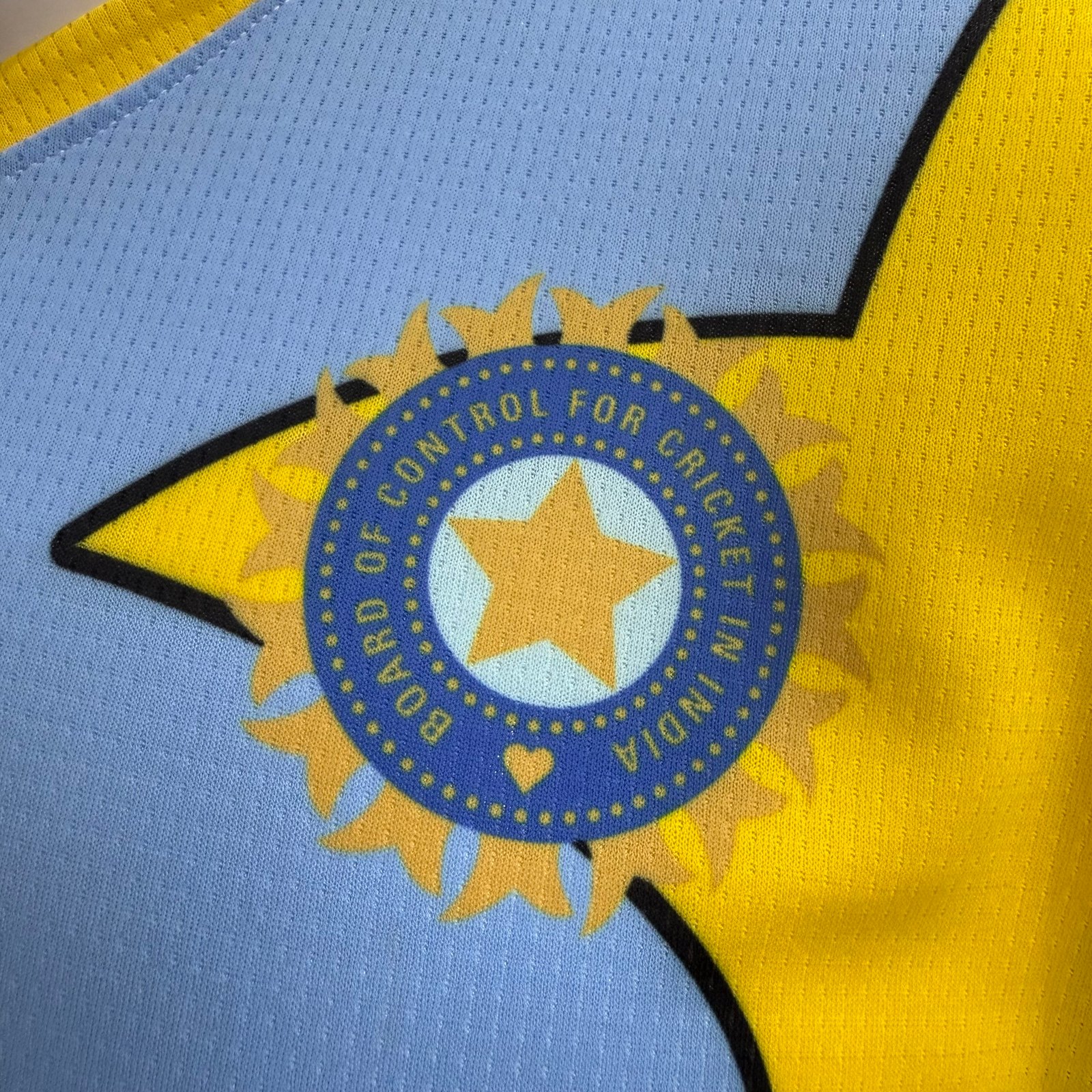 INDIAN CRICKET JERSEY 1999 Detail