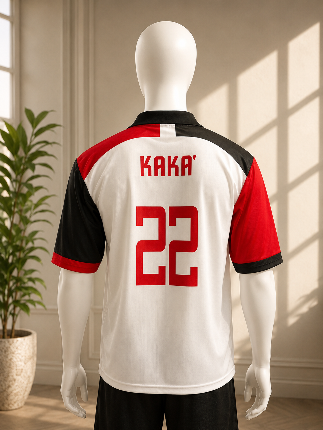 AC MILAN 1996/97 FIVE SLEEVE JERSEY Detail