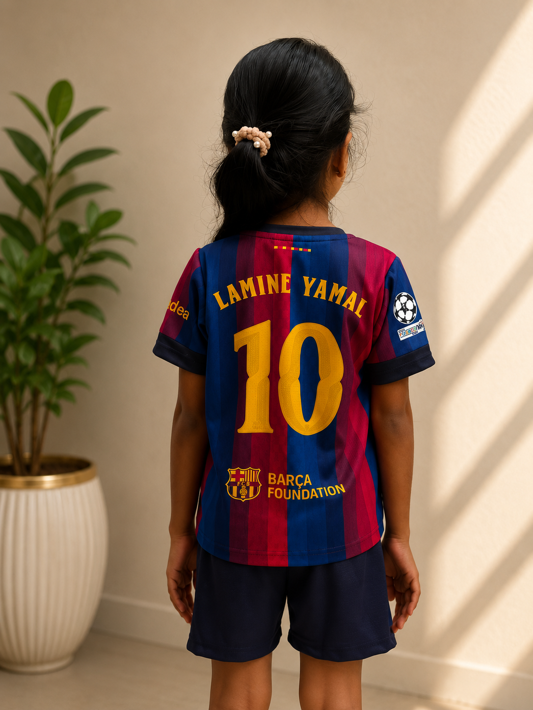 BARCELONA 2026/27 KIDS JERSEY SET Detail
