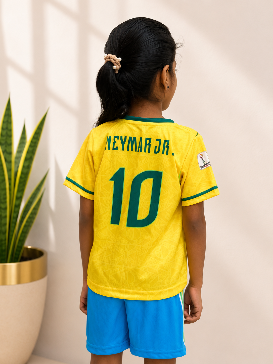 BRAZIL 2026 KIDS JERSEY SET Detail